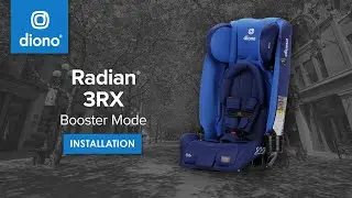 Diono&reg; Radian&reg; 3RX | All-in-One Convertible Car Seat | Booster Mode Installation | 2021-2023