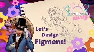 Let&rsquo;s Draw Figment and Dreamfinder Custom Dolls &ndash; Destination: Disney! Series