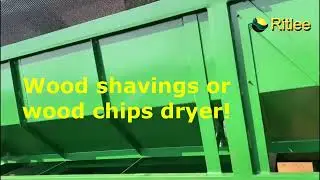 Dryers for shavings, compost, chips etc