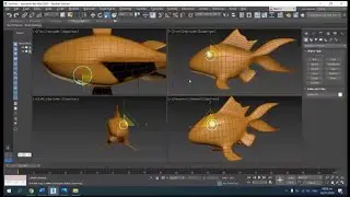 Modeling a Fish using 3D Max
