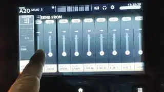 Como enviar audio via USB na Yamaha TF