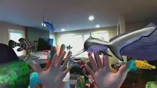 VR MetaQuestPro: Ocean Home Passthrough Finger Tracking now out! Link in description