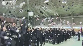日本航空石川の卒業式　能登半島地震の影響で都内に避難(2025年2月8日)