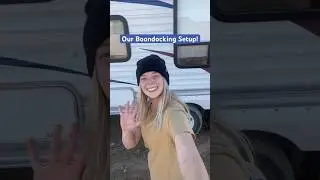 Boondocking Setup in Minutes: Quick & Easy Guide 🚐💨 #Shorts #BoondockingLife ##OffGridCamping
