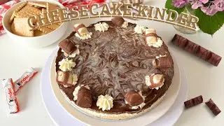 🍫 No-Bake Kinder Cheesecake - The Deliciousst Recipe of the Summer!