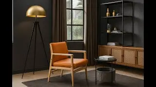 Domea Tripod Lamp LTG1002 #modernlighting   #homedecor   #floorlamp   #lightingdesign   #modernhome