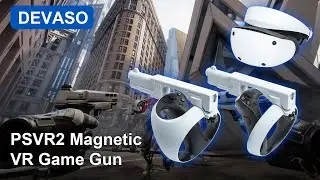PSVR2 Magnetic VR Game Gun Installation Guide #crossfire #pistolwhip #Alvo #Breachers #Pavlov