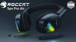 Roccat Syn Pro Air &mdash; Игровая гарнитура для ПК, PS4, PS5, Switch и Android &mdash; Roccat NEON &mdash; Распаковка