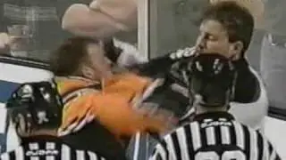 Eric Boulton vs P.J. Stock Dec 8, 2001