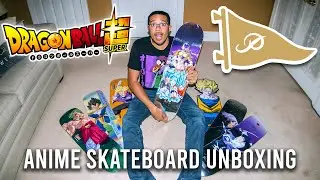 Dragon Ball Super x Primitive Unboxing | My Anime Skateboard Collection!