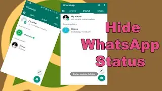 How to hide WhatsApp status in 2024