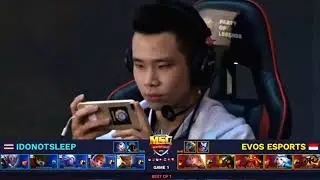 EVOS KENA COMEBACK DI MSC | EVOS VS IDNS MSC 2018 MOBILE LEGENDS