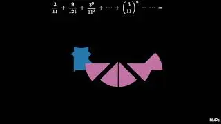 Two Nonstandard Infinite Geometric Series (visual proof)