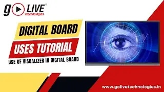 Maxhub Smartboard Tutorial: Use of Visualizer in Digital Board | GoLive eTechnologies
