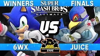Smash Ultimate Tournament Winners Finals - 6WX (Sonic) vs Juice (Falco) - CNB 197