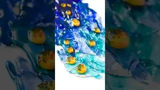 Fused Glass Wave Wall Art