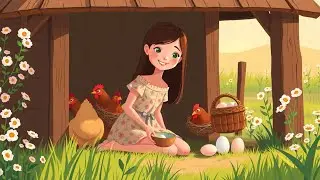 poor cottage princess life, making breakfast, princess cartoon
