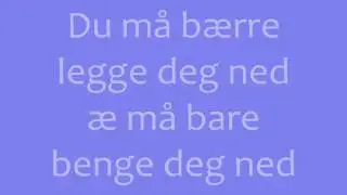 B&oslash;bben og Yogi ta m&aelig; bak fra lyrics
