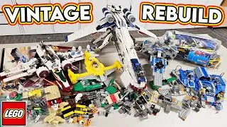 Rebuilding Vintage LEGO Star Wars Sets! Republic Dropship!!!