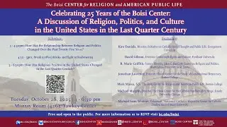 How Has the Relationship Between Religion and Politics Changed Over the Past Twenty Five Years?