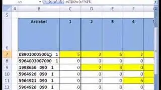 YTLE#105: Excel OFFSET for Dynamic Range in Function