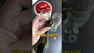 How do I close the champagne if there is no cork?🔥😃#shorts SOFINA