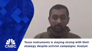Texas Instruments is staying strong with their strategy despite activist campaigns: Analyst
