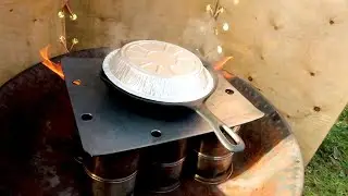 How-to Make A Wood Gas Stove Hot Plate Tutorial