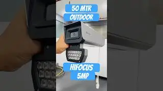 HiFocus Outdoor Camera | 50 mtr Range Camera #cctv