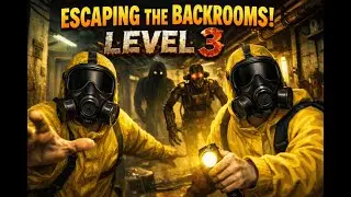 2 idiots playing Escape the Backrooms level 3