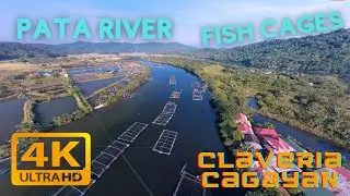 PATA RIVER FISH CAGES | DJI MINI 2 CINEMATIC SHOT | CLAVERIA CAGAYAN | PATA BRIDGE | BANGUS PATA