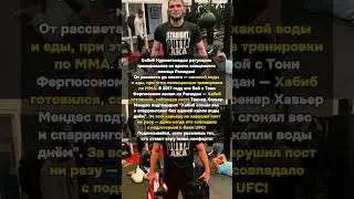 Тренировался для UFC без воды и еды! Сила веры Хабиба #ХабибНурмагомедов #UFC #Хабиб