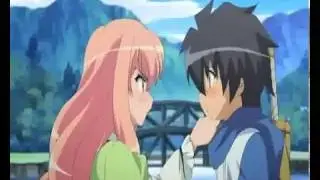 Zero no Tsukaima louise y Saito la escena del bote (sub espa&ntilde;ol)