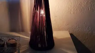 Lámpara hecha de Bambú 