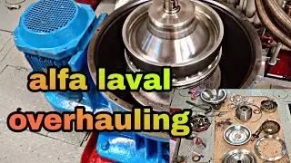Alfa laval purifier (disassemble)