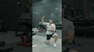 Kneeling Single Arm High Cable Curl