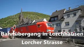 Bahnübergang in Lorchhausen (Lorcher Straße)