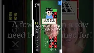 Testing Red, Black, Martingale #casino #roulette #roulettestrategy #onlinecasino #shorts
