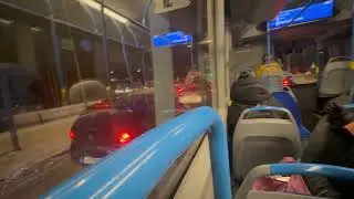Helsinki bus | Helsinki Bussi | Outside lot of snow | Bd vlog finland 