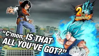 LF Vegito Blue Ending Android 17 Existence & Double Legendary Finish ?? | Dragon Ball Legends
