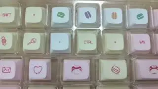 Cute!Cute!Cute! Macaron PBT Keycaps.XDA PROFILE