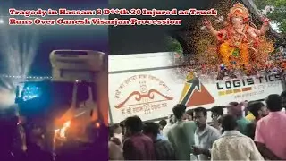 Tragedy in Hassan: 8 D**th 20 Injured as Truck Runs Over Ganesh Visarjan Procession