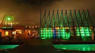 Arktis Eisbaden Tromsø Sauna Januar 2025