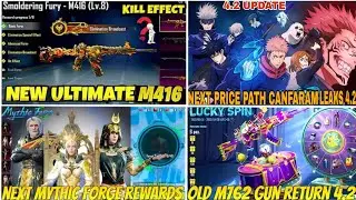 NEXT PRICE PATH CANFARAM LEAKS 4.2//2ND RETURN ULTIMATE SET BGMI//NEW M416 3D LOOK//MYTHIC FORGE 4.2