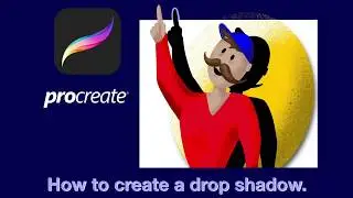 Procreate - Adding a Drop Shadow