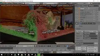 Experimental Blender Build Simultaneous GPU & CPU Rendering Test
