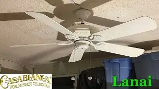 53&rdquo; Casablanca Lanai ceiling fan (Snow White, 1-3, Before and After Capacitor Replacement)
