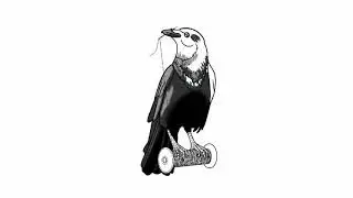 Crow Sticker | My First Commission! Timelapse #art #timelapsart #artistsofyoutube
