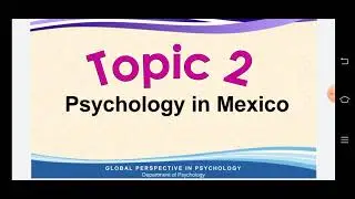 Global Psychology Lesson 3.2: Psychology in America
