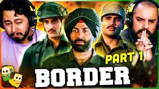 BORDER (Part 1) Movie Reaction! | Sunny Deol | Jackie Shroff | Akshaye Khanna | Suniel Shetty